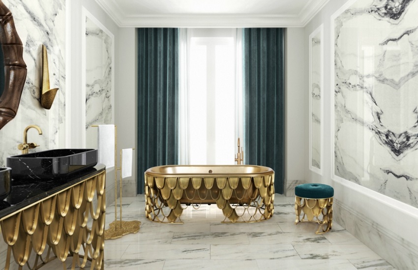 What is the Latest Colour Trend for Bathrooms: Incorporating Metallic Accents