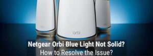Why does my Orbi have a blue light