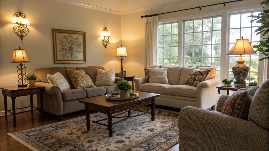 How to Light a Living Room with No Overhead Lighting
