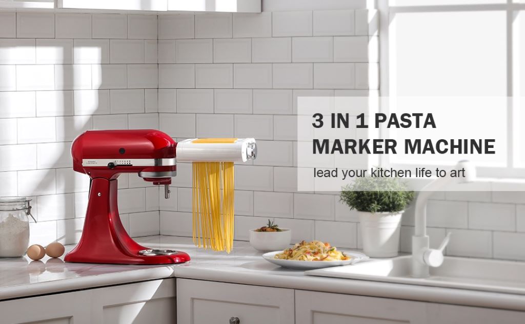 Assortment of essential kitchen gadgets for pasta lovers featured in Antree review.