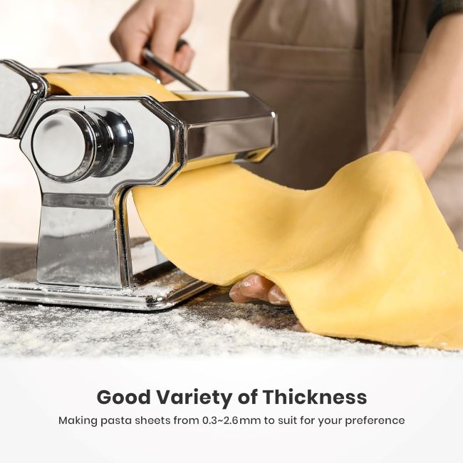 Close-up of the ISILER 2-in-1 machine highlighting its adjustable rollers and simple controls.