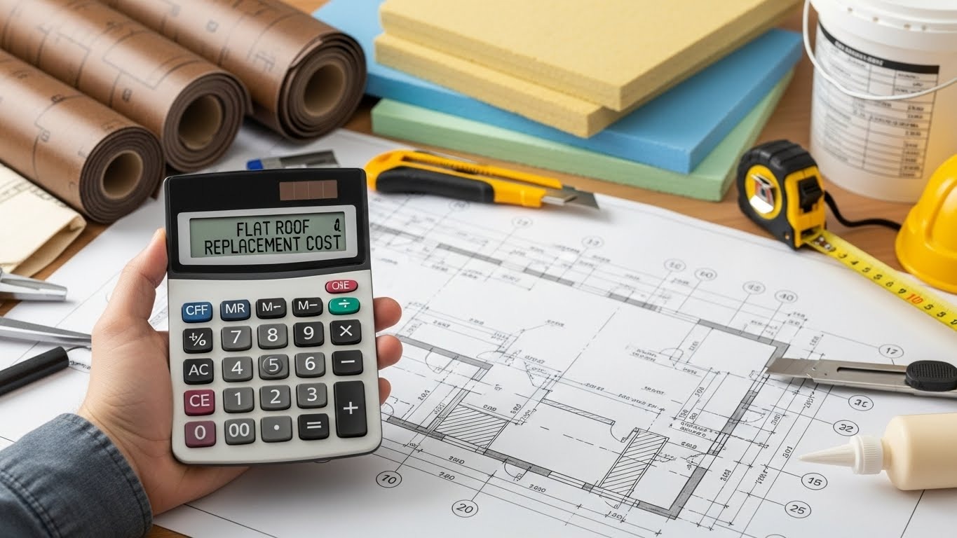 How often should a flat roof be replaced?