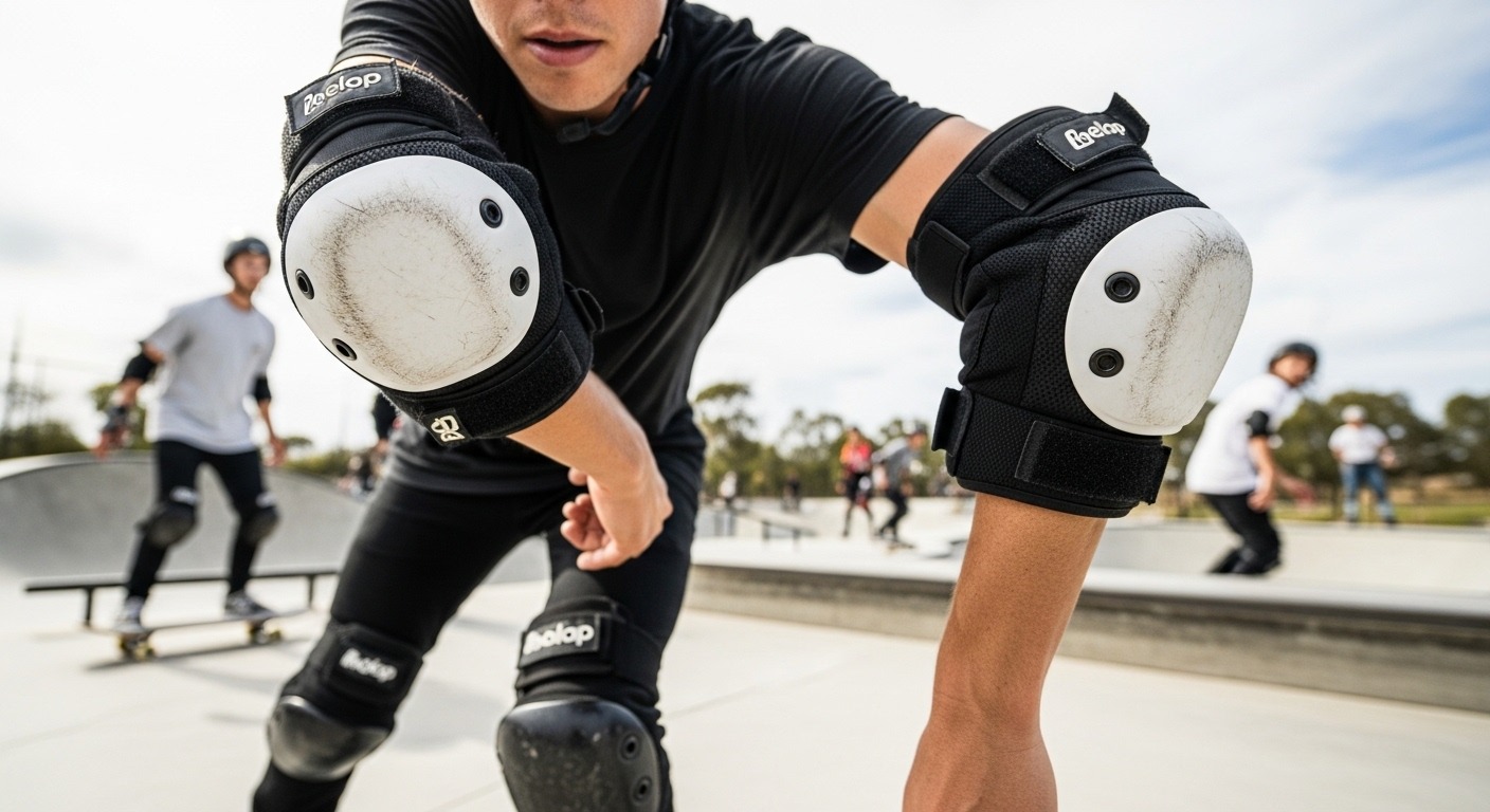 What problem do skateboarders face without elbow protection