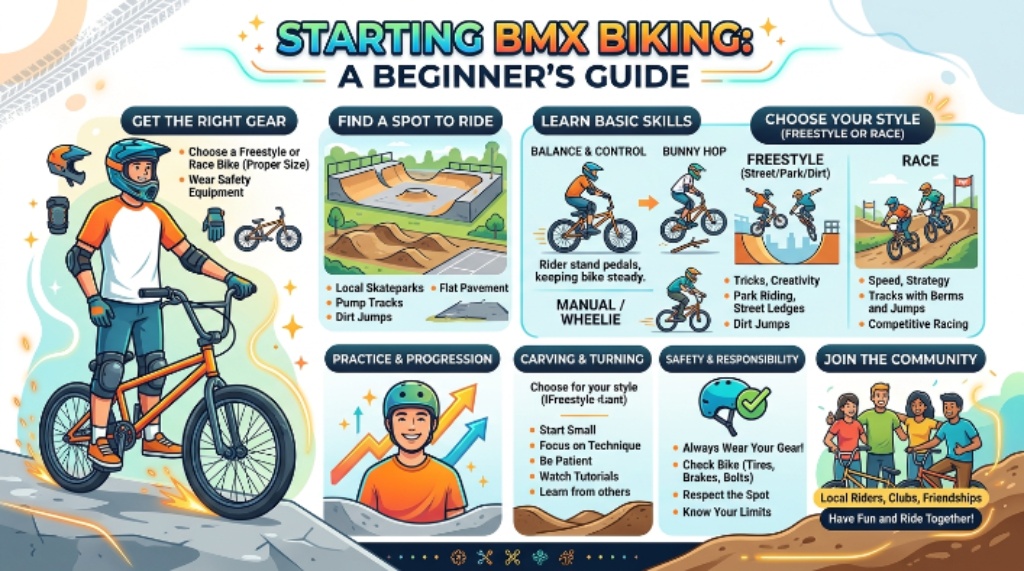 How to start BMX biking for beginners