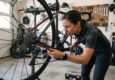 Adjusting bike gears without a repair stand